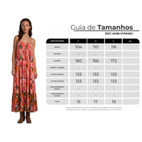 Vestido Midi Com Alças Reguláveis Rosa Estampado Yacamim E21