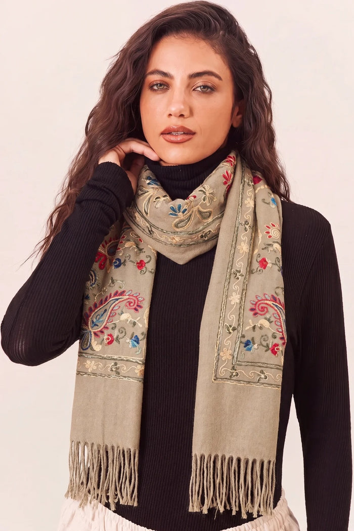 Cachecol Cashmere Mostarda Yacamim #1191