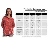 Camisa Ampla Tiradentes Com Flores Bordadas Rosa Yacamim R6