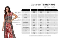 Blusa Cropped Estampa Paisley Yacamim A27