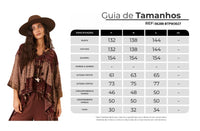 Bata Ampla Alongada Com Detalhes Em Veludo Bordô Patchwork yacamim B12