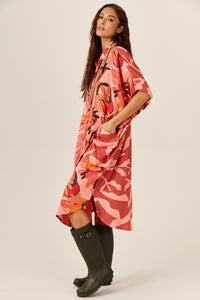 Chemise Midi Com Bolsões Patchwork Yacamim P2