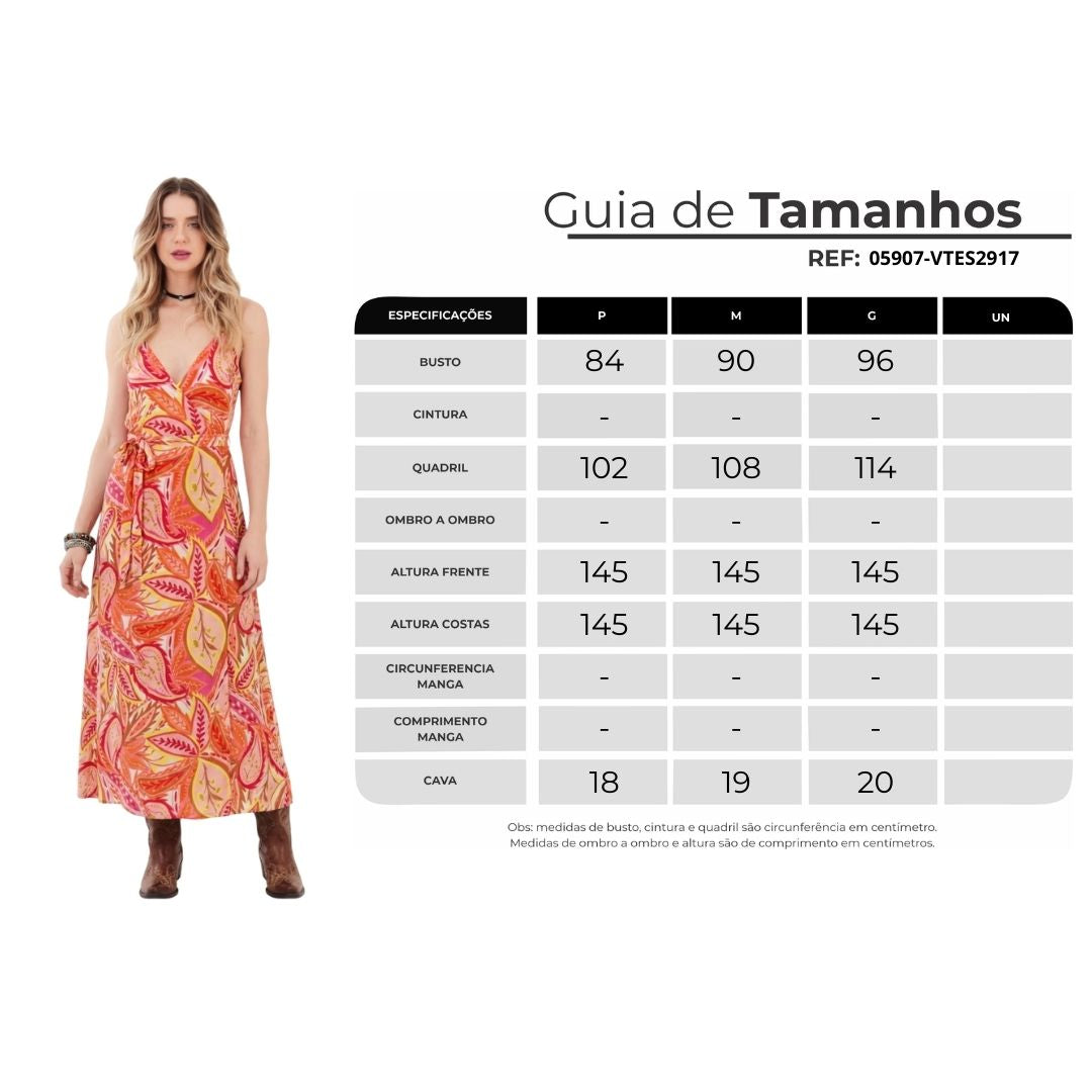 Vestido Midi Transpassado Rosa Estampa Paisley Yacamim C22