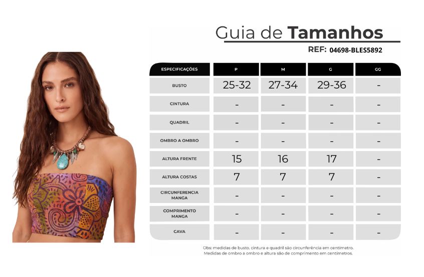Top Faixa Estampado Colorido Yacamim K5