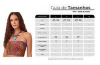 Top Faixa Estampado Colorido Yacamim K5