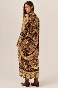 Chemise Midi Estampa Paisley Yacamim P6