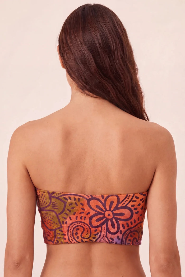 Top Faixa Estampado Colorido Yacamim B24