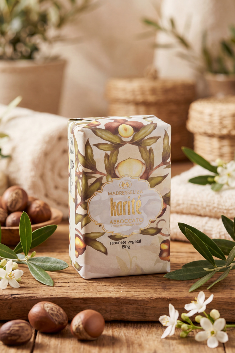 Sabonete Vegetal Madressenza Karité 180g Yacamim #69