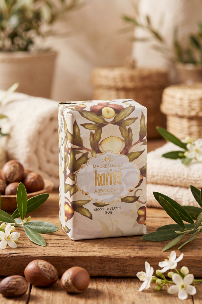 Sabonete Vegetal Madressenza Karité 180g Yacamim #69