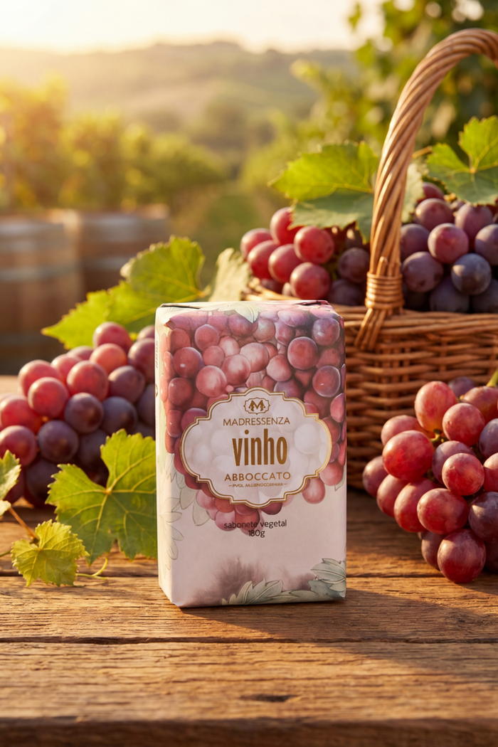 Sabonete Vegetal Madressenza Vinho 180g Yacamim #26