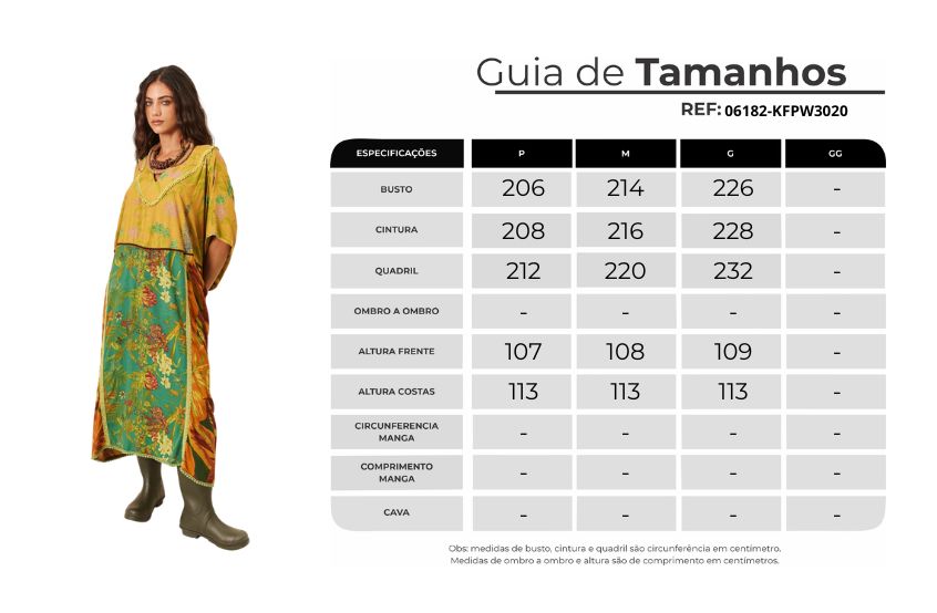 Kaftan Amplo Verde Patchwork Yacamim J2