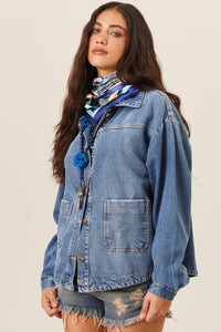 Jaqueta Jeans Azul Yacamim K6